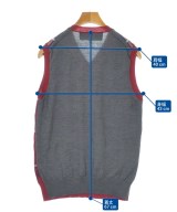 COMME des GARCONS HOMME（コムデギャルソンオム）ベスト 赤 サイズ:M メンズ/2200657947453