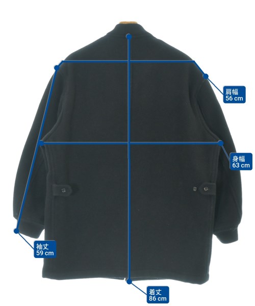 COMME des GARCONS HOMME（コムデギャルソンオム）コート 黒 サイズ:M メンズ/2200654017043