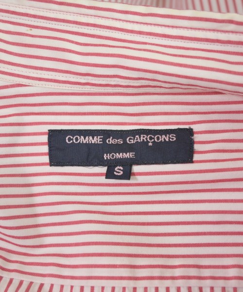 COMME des GARCONS HOMME（コムデギャルソンオム）カジュアルシャツ 赤 サイズ:S メンズ/2200658941047
