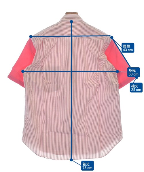 COMME des GARCONS HOMME（コムデギャルソンオム）カジュアルシャツ 赤 サイズ:S メンズ/2200658941047