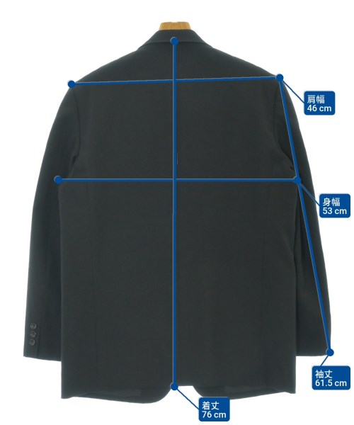 COMME des GARCONS HOMME（コムデギャルソンオム）テーラードジャケット 黒 サイズ:S メンズ/2200659061027