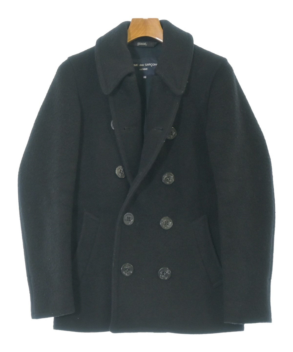 COMME des GARÇONS HOMME 黒ピーコート Mサイズ 2000726F0119_x1_a001.jpg