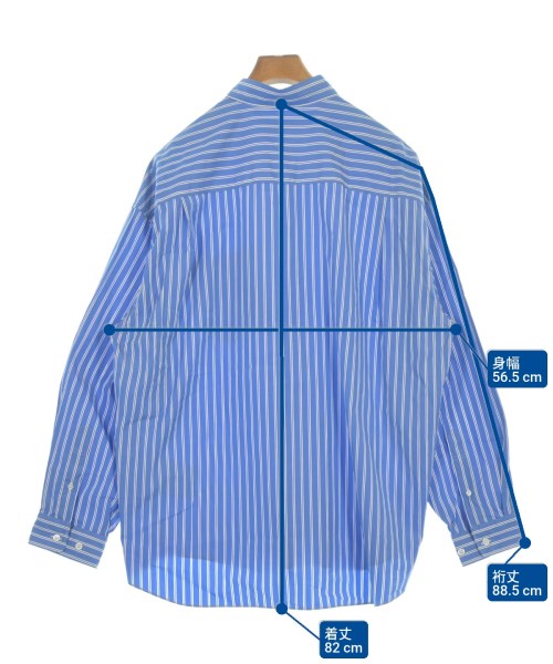 COMME des GARCONS HOMME（コムデギャルソンオム）カジュアルシャツ 青 サイズ:L メンズ/2200659092052