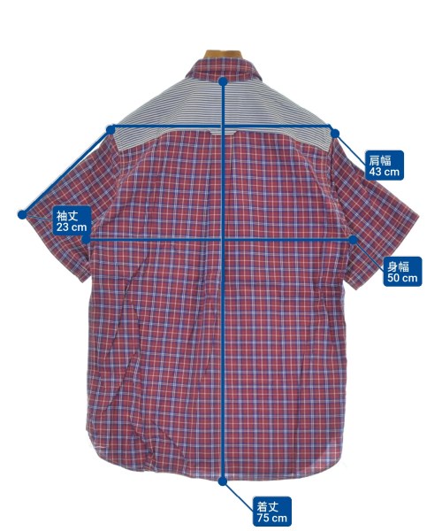 COMME des GARCONS HOMME（コムデギャルソンオム）カジュアルシャツ 赤 サイズ:M メンズ/2200638308129