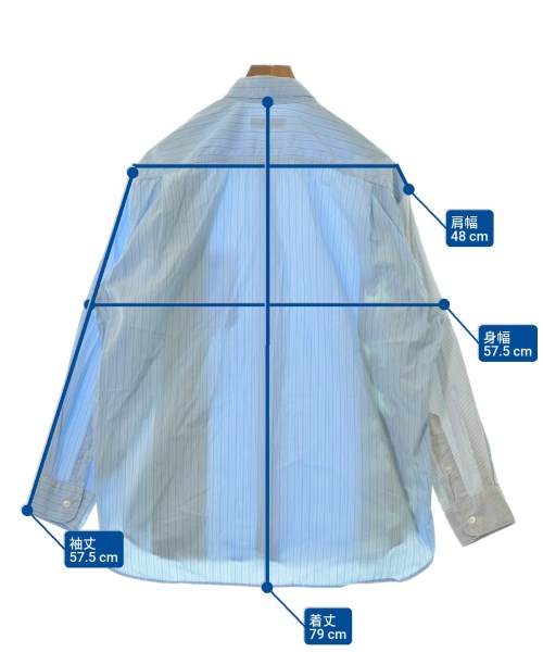 COMME des GARCONS HOMME（コムデギャルソンオム）カジュアルシャツ 青 サイズ:S メンズ/2200659467058