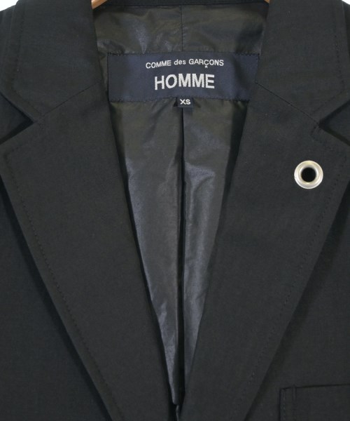 COMME des GARCONS HOMME（コムデギャルソンオム）テーラードジャケット 黒 サイズ:XS メンズ/2200659770035