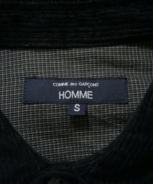 COMME des GARCONS HOMME（コムデギャルソンオム）カジュアルシャツ 黒 サイズ:S メンズ/2200659770042