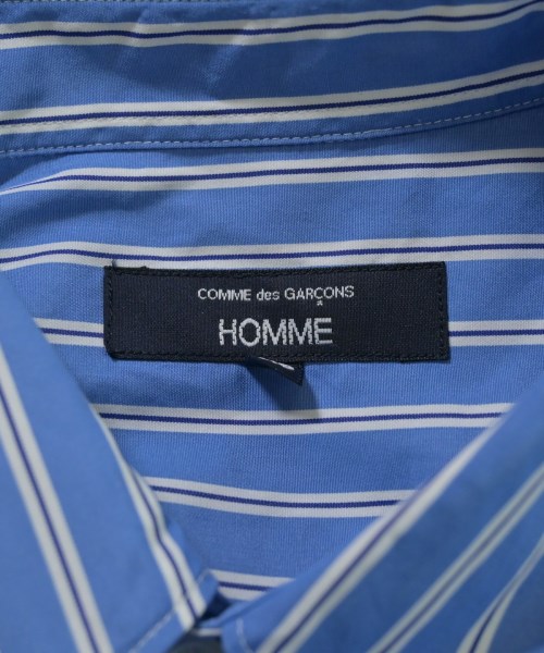 COMME des GARCONS HOMME（コムデギャルソンオム）カジュアルシャツ 青 サイズ:XS メンズ/2200659770073