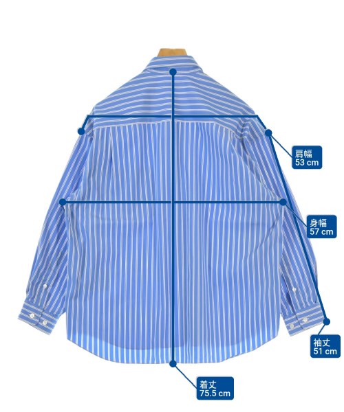 COMME des GARCONS HOMME（コムデギャルソンオム）カジュアルシャツ 青 サイズ:XS メンズ/2200659770073