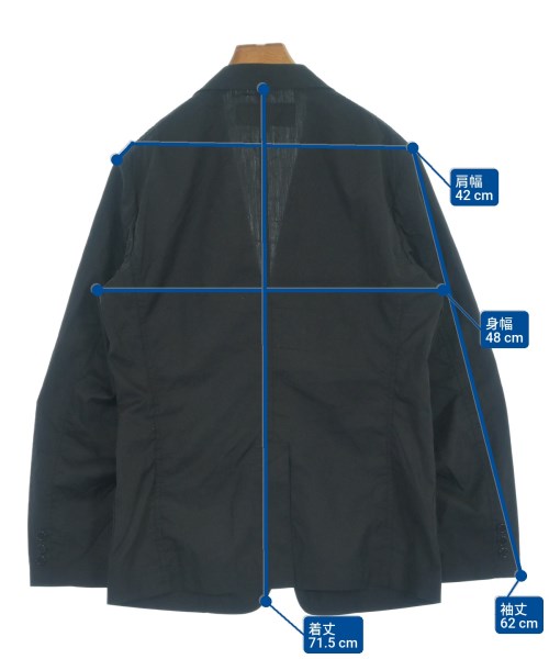COMME des GARCONS HOMME（コムデギャルソンオム）ジャケット 黒 サイズ:S メンズ/2200655705062