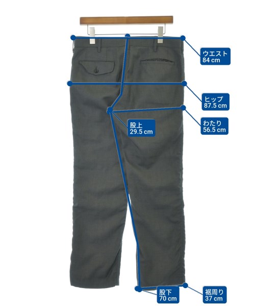 COMME des GARCONS HOMME（コムデギャルソンオム）スラックス グレー サイズ:M メンズ/2200660460017