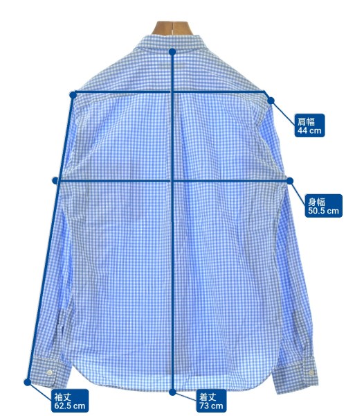 COMME des GARCONS HOMME（コムデギャルソンオム）カジュアルシャツ 青 サイズ:M メンズ/2200657271046