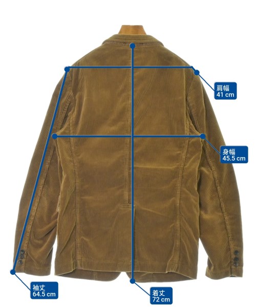 COMME des GARCONS HOMME（コムデギャルソンオム）カジュアルジャケット ベージュ サイズ:S メンズ/2200658667084