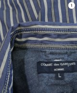 COMME des GARCONS HOMME（コムデギャルソンオム）カジュアルシャツ 青 サイズ:L メンズ/2200660267258