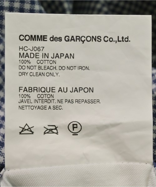 COMME des GARCONS HOMME（コムデギャルソンオム）カジュアルジャケット 紺 サイズ:S メンズ/2200650495012