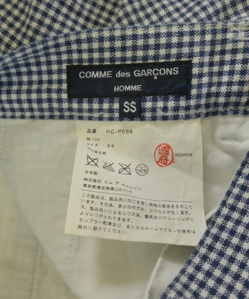 COMME des GARCONS HOMME（コムデギャルソンオム）スラックス 青 サイズ:SS メンズ/2200650495029