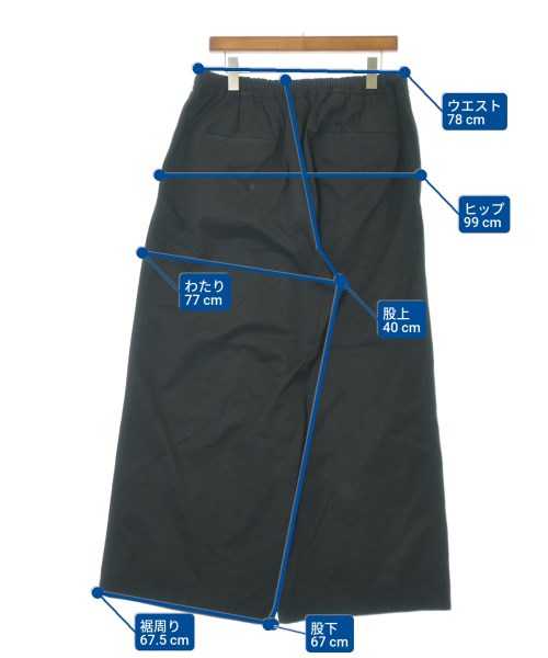 COMME des GARCONS HOMME（コムデギャルソンオム）チノパン 黒 サイズ:L メンズ/2200661595053