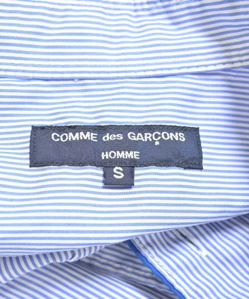 COMME des GARCONS HOMME（コムデギャルソンオム）カジュアルシャツ 青 サイズ:S メンズ/2200661811023