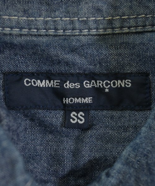 COMME des GARCONS HOMME（コムデギャルソンオム）カジュアルシャツ 紺 サイズ:SS メンズ/2200712197014