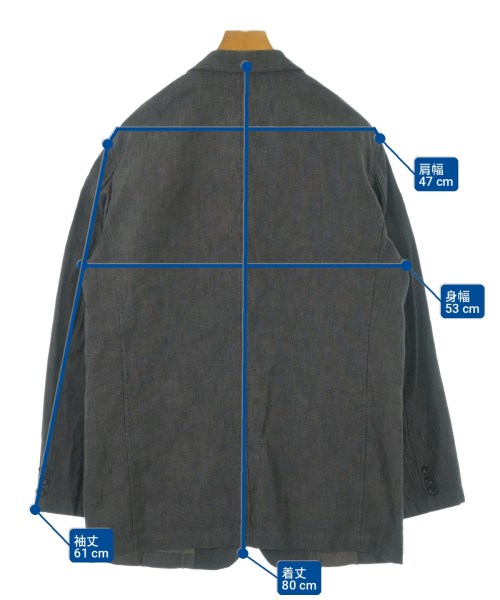 COMME des GARCONS HOMME（コムデギャルソンオム）カジュアルジャケット グレー サイズ:M メンズ/2200712265010