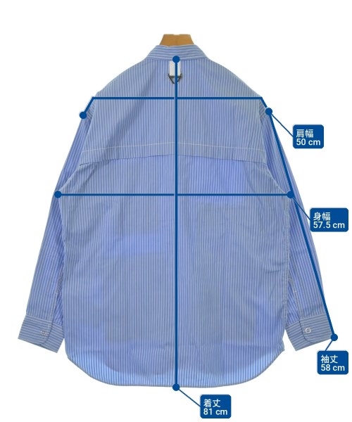 COMME des GARCONS HOMME（コムデギャルソンオム）カジュアルシャツ 青 サイズ:S メンズ/2200712764025