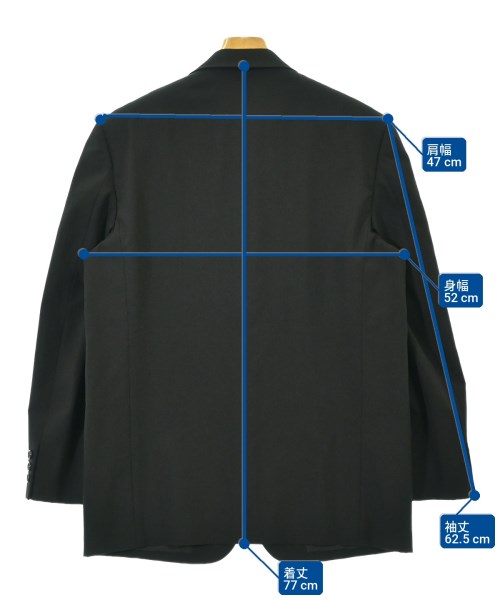 COMME des GARCONS HOMME（コムデギャルソンオム）テーラードジャケット 黒 サイズ:S メンズ/2200696836015
