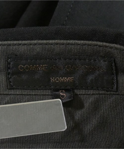 COMME des GARCONS HOMME（コムデギャルソンオム）スラックス 黒 サイズ:S メンズ/2200696836114