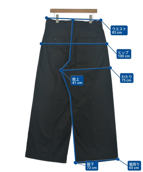 COMME des GARCONS HOMME（コムデギャルソンオム）チノパン 黒 サイズ:M メンズ/2200713966046