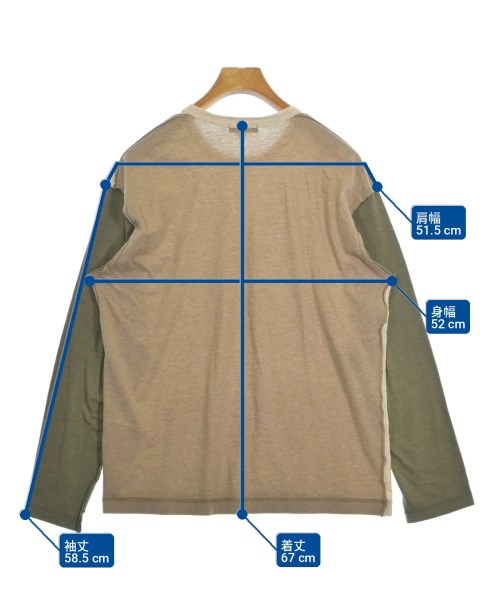 COMME des GARCONS HOMME（コムデギャルソンオム）Tシャツ・カットソー ベージュ サイズ:S メンズ/2200714164014