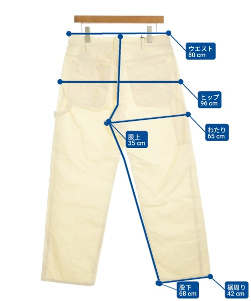 COMME des GARCONS HOMME（コムデギャルソンオム）デニムパンツ 白 サイズ:S メンズ/2200714972022
