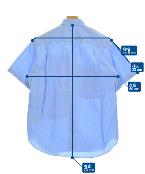COMME des GARCONS HOMME（コムデギャルソンオム）カジュアルシャツ 青 サイズ:XS メンズ/2200715104019
