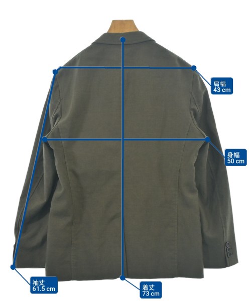COMME des GARCONS HOMME（コムデギャルソンオム）ジャケット カーキ サイズ:XS メンズ/2200715809020