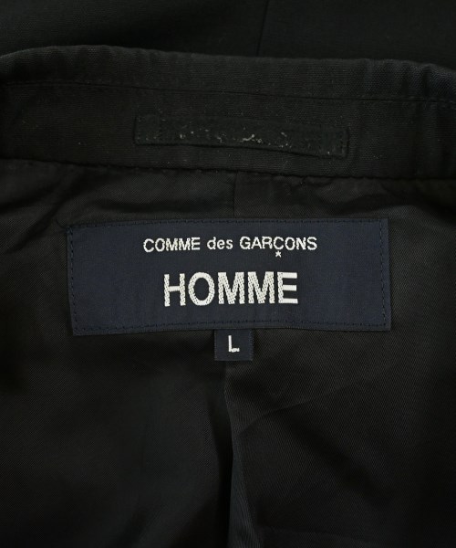 COMME des GARCONS HOMME（コムデギャルソンオム）カジュアルジャケット 黒 サイズ:L メンズ/2200716073017
