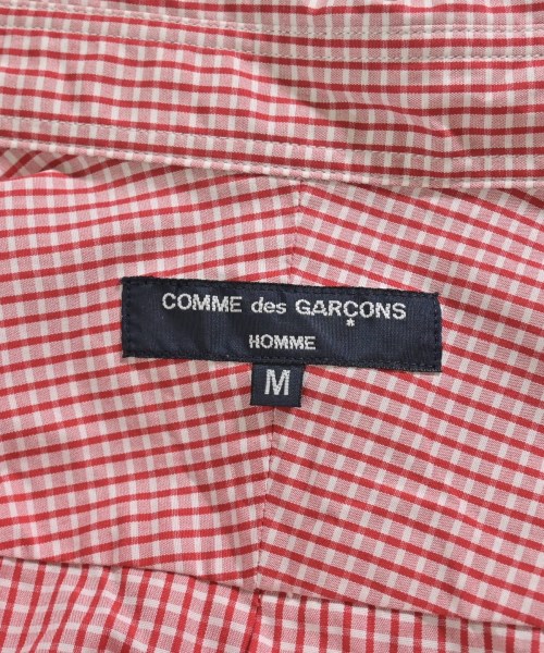 COMME des GARCONS HOMME（コムデギャルソンオム）カジュアルシャツ 赤 サイズ:M メンズ/2200715246016
