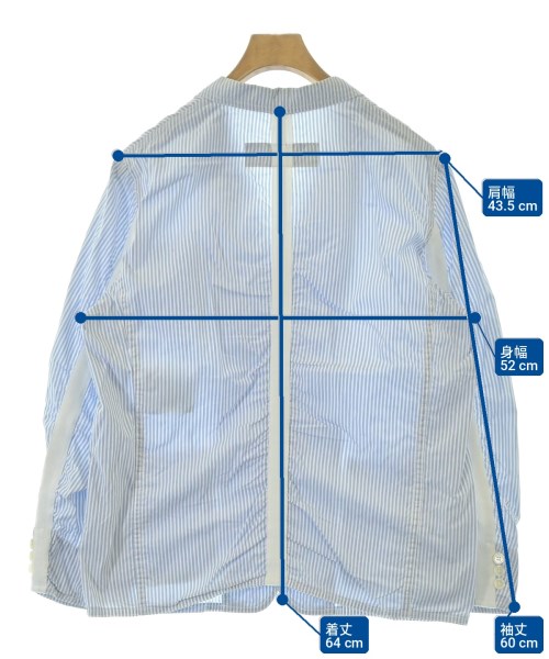 COMME des GARCONS HOMME（コムデギャルソンオム）カジュアルジャケット 青 サイズ:S メンズ/2200715251041