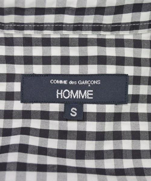 COMME des GARCONS HOMME（コムデギャルソンオム）カジュアルシャツ 黒 サイズ:S メンズ/2200714072074