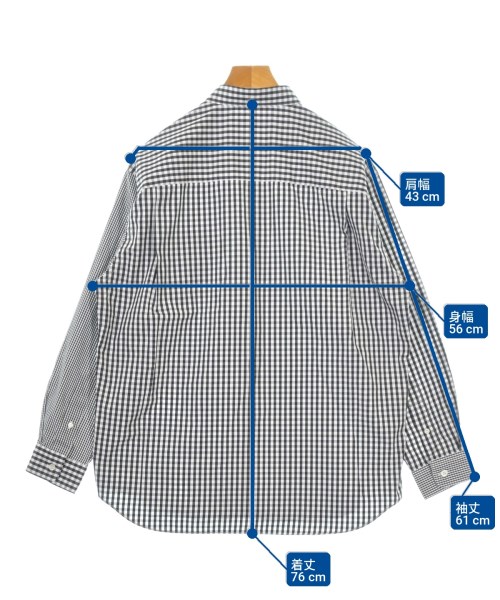 COMME des GARCONS HOMME（コムデギャルソンオム）カジュアルシャツ 黒 サイズ:S メンズ/2200714072074