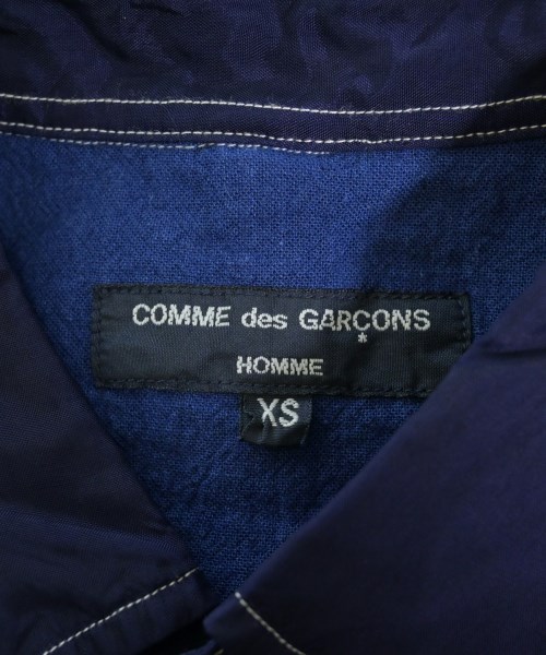 COMME des GARCONS HOMME（コムデギャルソンオム）カジュアルシャツ 紺 サイズ:XS メンズ/2200716322047