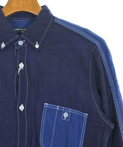 COMME des GARCONS HOMME（コムデギャルソンオム）カジュアルシャツ 紺 サイズ:XS メンズ/2200716322047