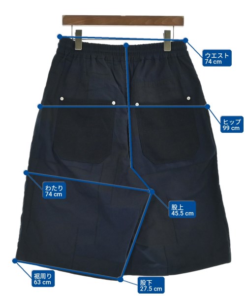 COMME des GARCONS HOMME（コムデギャルソンオム）ショートパンツ 紺 サイズ:M メンズ/2200716957010