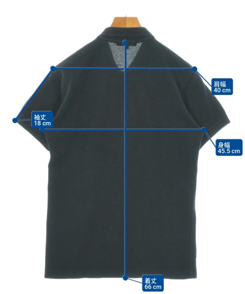 COMME des GARCONS HOMME（コムデギャルソンオム）ポロシャツ 黒 サイズ:XS メンズ/2200717026067