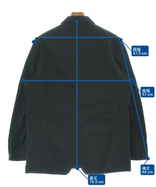 COMME des GARCONS HOMME（コムデギャルソンオム）カジュアルジャケット 黒 サイズ:M メンズ/2200715240052