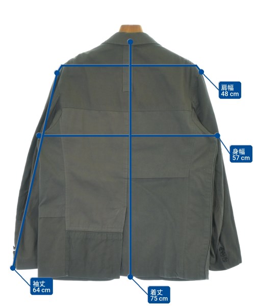 COMME des GARCONS HOMME（コムデギャルソンオム）カジュアルジャケット グレー サイズ:M メンズ/2200715240090