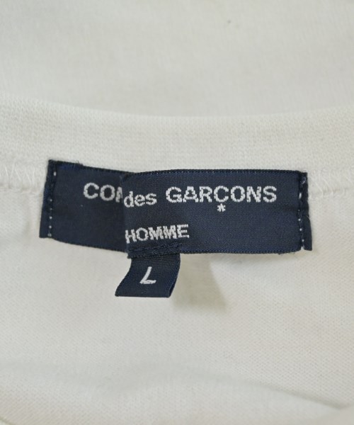COMME des GARCONS HOMME（コムデギャルソンオム）Tシャツ・カットソー 白 サイズ:L メンズ/2200715240175