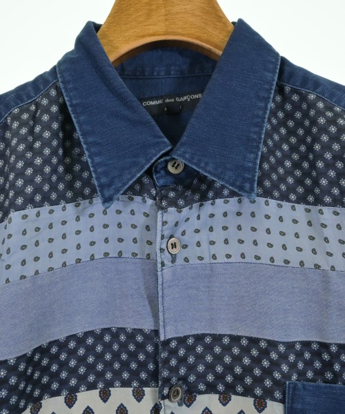 COMME des GARCONS HOMME（コムデギャルソンオム）カジュアルシャツ 紺 サイズ:XS メンズ/2200718504045