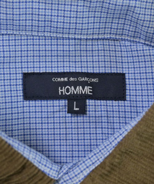 COMME des GARCONS HOMME（コムデギャルソンオム）カジュアルシャツ 青 サイズ:L メンズ/2200719581014
