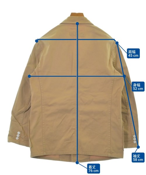 COMME des GARCONS HOMME（コムデギャルソンオム）カジュアルジャケット ベージュ サイズ:S メンズ/2200632961061