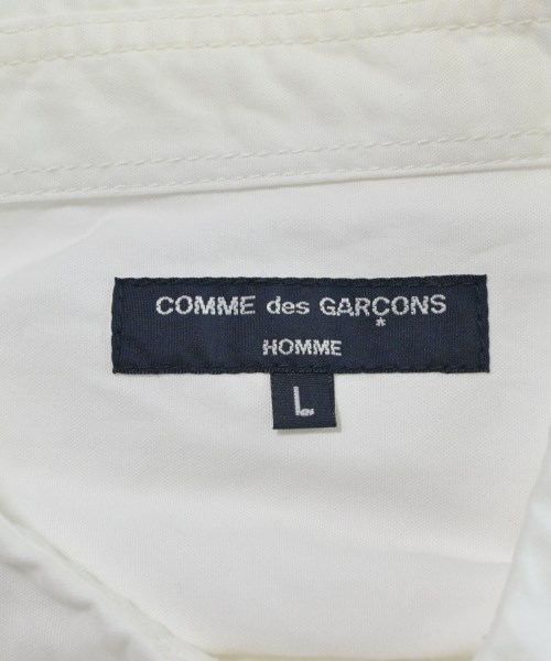 COMME des GARCONS HOMME（コムデギャルソンオム）カジュアルシャツ 白 サイズ:L メンズ/2200646453040