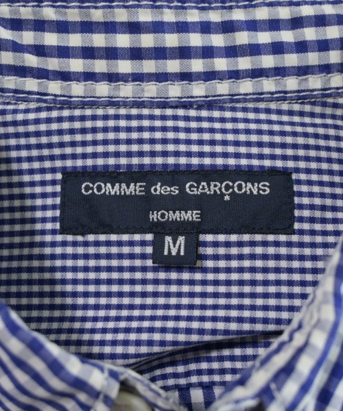 COMME des GARCONS HOMME（コムデギャルソンオム）カジュアルシャツ 青 サイズ:M メンズ/2200639029047