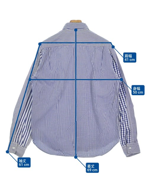 COMME des GARCONS HOMME（コムデギャルソンオム）カジュアルシャツ 青 サイズ:M メンズ/2200639029047